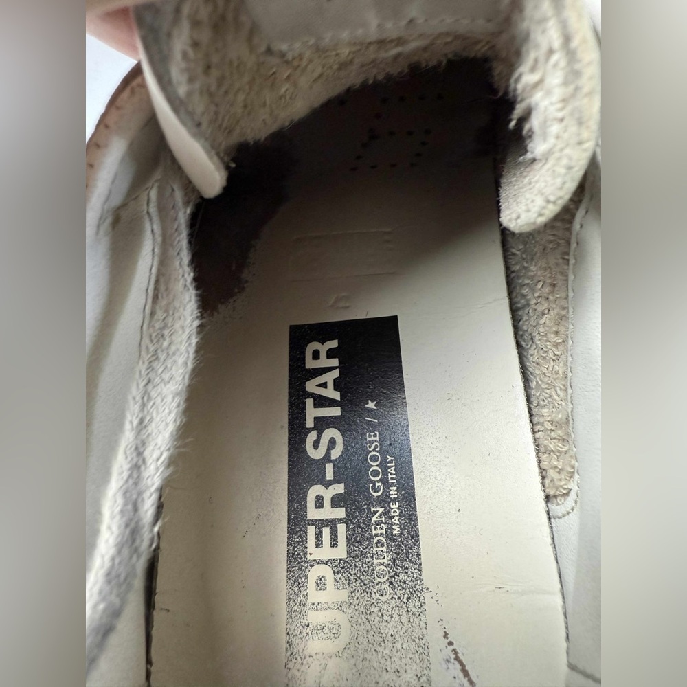 Golden Goose Leather Printed
Sneakers - White Sneakers, Shoes Sz 42 / US 9 - Picture 10 of 16